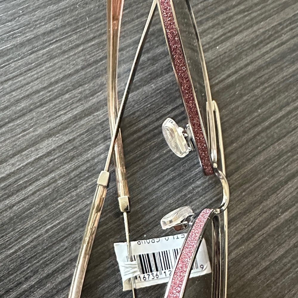 Jimmy Choo Triny /S Aviator with a silver frame and pink glitter details. - Picture 10 of 11